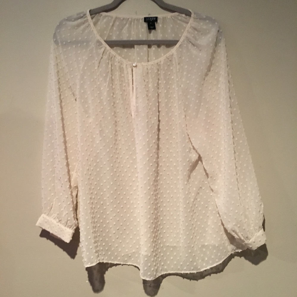 White long sleeve blouse